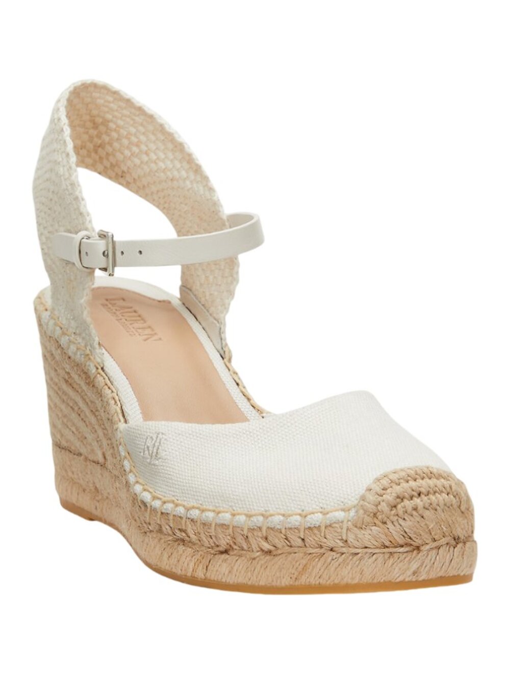 Lauren Ralph Lauren Robby Canvas and Jute Espadrille Sandals